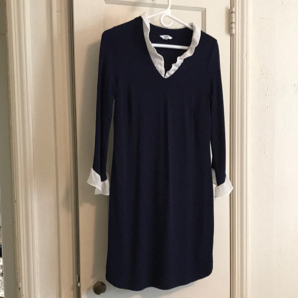 Crown & Ivy navy blue dress s